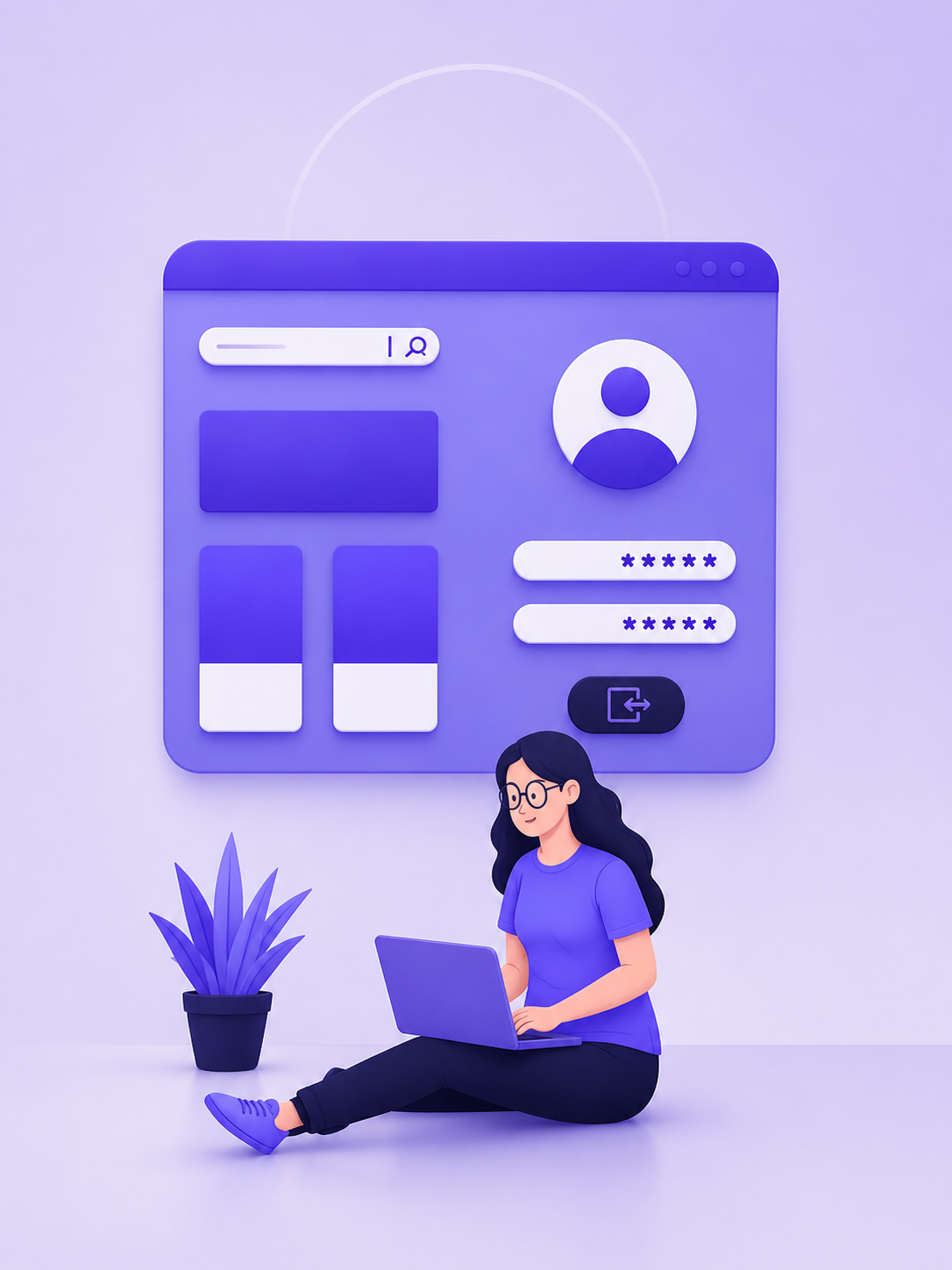 Login illustration